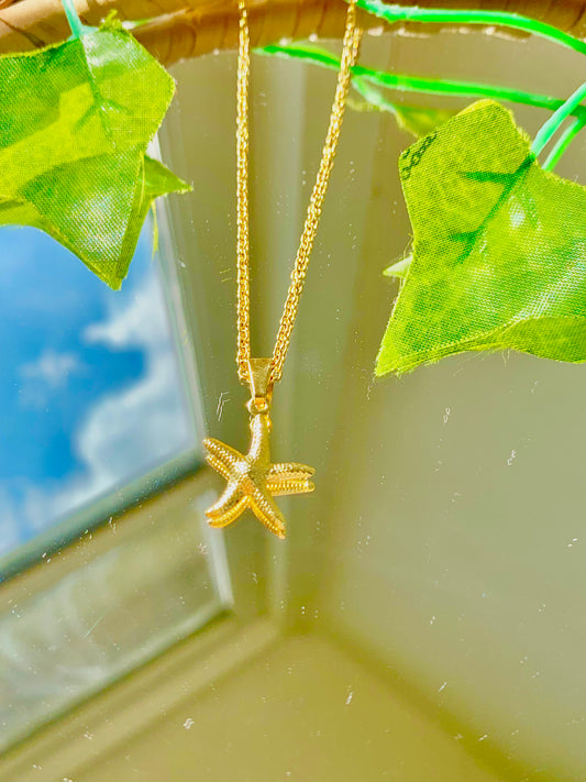 Handmade Starfish Necklace