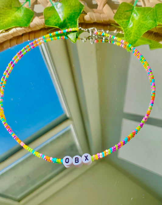 Handmade ‘Outer Banks’ Summer Beaded Necklace